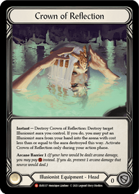 Crown of Reflection [EVR137] (Everfest) 1st Edition Cold Foil - POKÉ JEUX