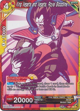 King Vegeta and Vegeta, Royal Bloodline (Alternate Art) (DB1-090) [Special Anniversary Set 2020] - POKÉ JEUX