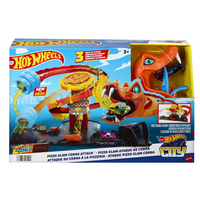 HOT WHEELS - CITY PIZZA SLAM COBRA ATTACK PLAYSET (Special Order)