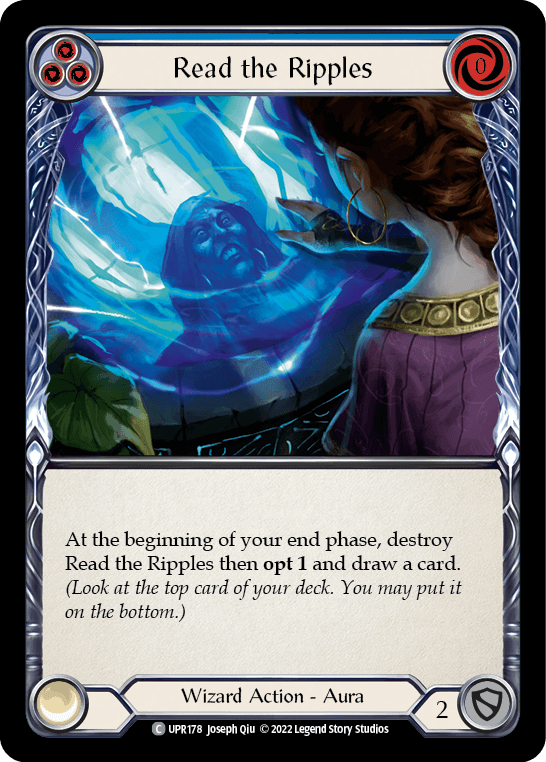Read the Ripples (Blue) [UPR178] (Uprising) Rainbow Foil - POKÉ JEUX