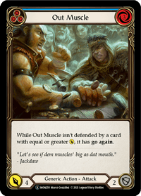 Out Muscle (Blue) [U-MON250-RF] (Monarch Unlimited) Unlimited Rainbow Foil - POKÉ JEUX