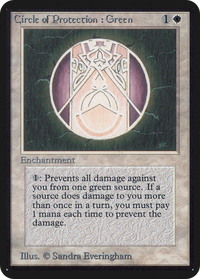 Circle of Protection: Green [Alpha Edition]