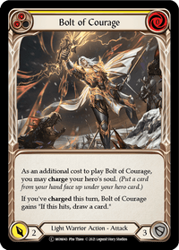 Bolt of Courage (Yellow) [U-MON043] (Monarch Unlimited) Unlimited Normal - POKÉ JEUX