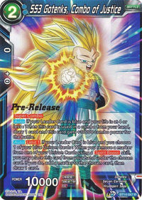 SS3 Gotenks, Combo of Justice (BT14-047) [Cross Spirits Prerelease Promos] - POKÉ JEUX