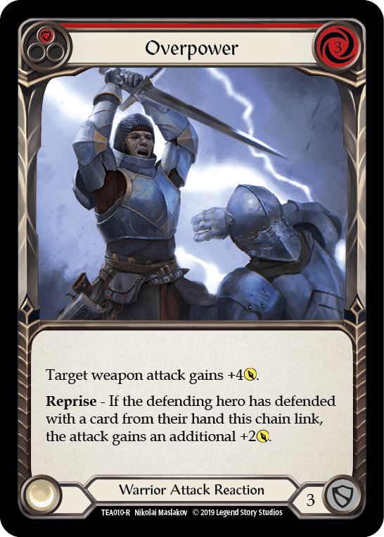 Overpower (Red) [TEA010-R] (Dorinthea Hero Deck) 1st Edition Normal - POKÉ JEUX
