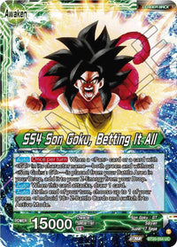 Son Goku // SS4 Son Goku, Betting It All (BT20-054) [Power Absorbed] - POKÉ JEUX