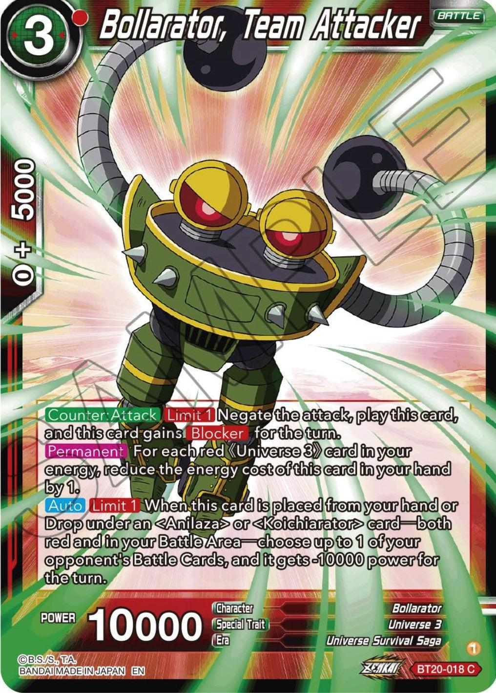 Bollarator, Team Attacker (BT20-018) [Power Absorbed] - POKÉ JEUX
