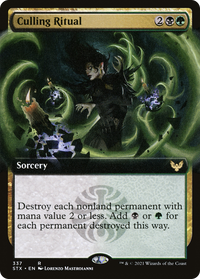 Culling Ritual (Extended Art) [Strixhaven: School of Mages]