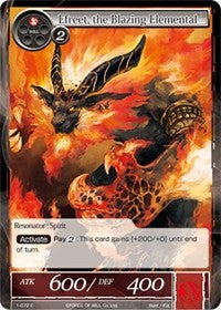 Efreet, l'élémentaire flamboyant (1-072) [Deck de démarrage : Loups des flammes déchaînées] 