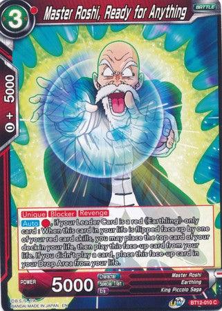 Master Roshi, Ready for Anything (BT12-010) [Vicious Rejuvenation] - POKÉ JEUX