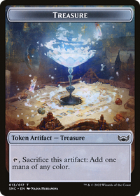 Treasure Token (017) [Streets of New Capenna Tokens]