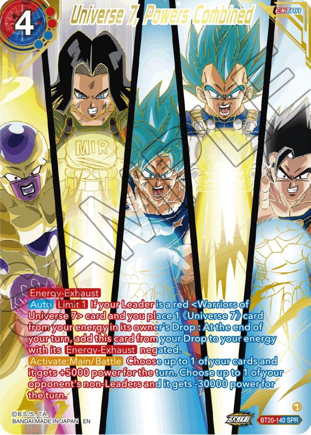 Universe 7, Powers Combined (SPR) (BT20-140) [Power Absorbed] - POKÉ JEUX