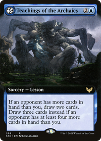 Teachings of the Archaics (Extended Art) [Strixhaven: School of Mages]