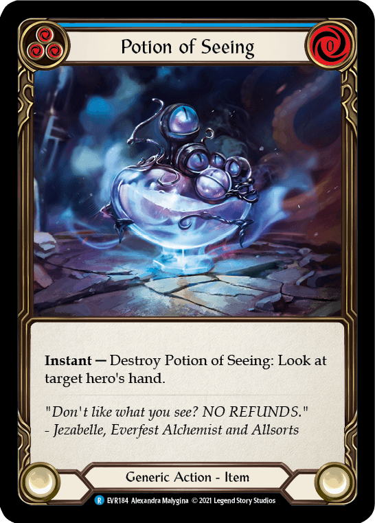 Potion of Seeing [EVR184] (Everfest) 1st Edition Cold Foil - POKÉ JEUX