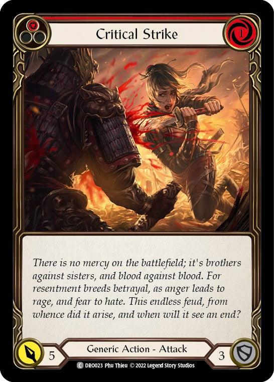 Critical Strike [DRO023] (Uprising Dromai Blitz Deck) - POKÉ JEUX