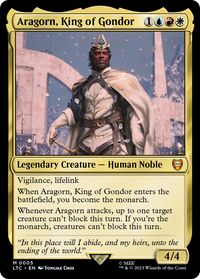 Aragorn, roi du Gondor [Le Seigneur des Anneaux : Les Contes du Commandant de la Terre du Milieu] 