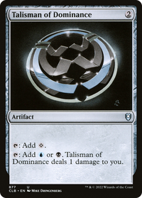 Talisman of Dominance [Commander Legends: Battle for Baldur's Gate]