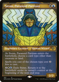 Stenn, Paranoid Partisan (Showcase Textured) [Dominaria United]