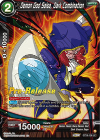 Demon God Salsa, Dark Combination (BT18-136) [Dawn of the Z-Legends Prerelease Promos] - POKÉ JEUX