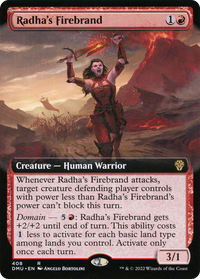 Radha's Firebrand (Extended Art) [Dominaria United]