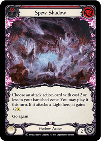 Spew Shadow (Red) [U-MON212-RF] (Monarch Unlimited) Unlimited Rainbow Foil - POKÉ JEUX