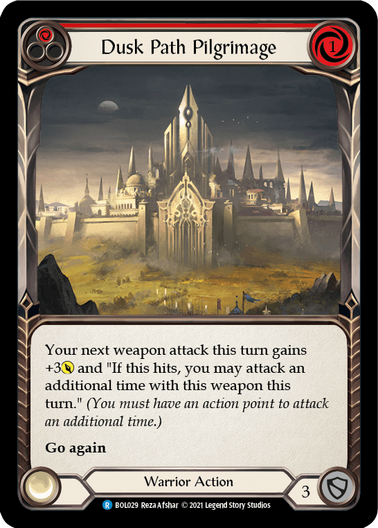 Dusk Path Pilgrimage (Red) [BOL029] (Monarch Boltyn Blitz Deck) - POKÉ JEUX