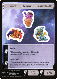 Space Fungus Snickerdoodle [Unfinity Stickers]
