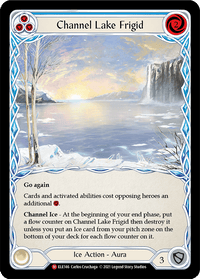 Channel Lake Frigid [ELE146] (Tales of Aria) 1st Edition Rainbow Foil - POKÉ JEUX
