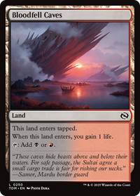 Bloodfell Caves (TDM-250) - Tarkir: Dragonstorm