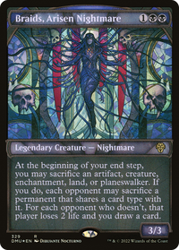 Braids, Arisen Nightmare (Showcase Textured) [Dominaria United]