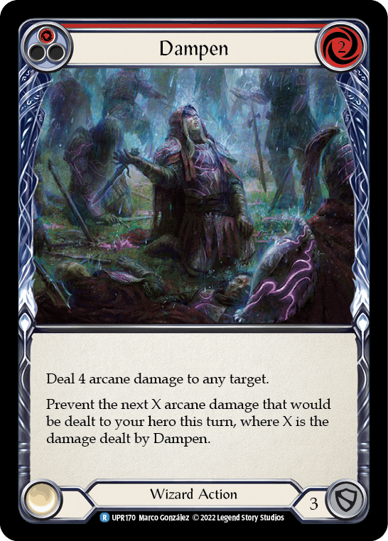 Dampen (Red) [UPR170] (Uprising) Rainbow Foil - POKÉ JEUX