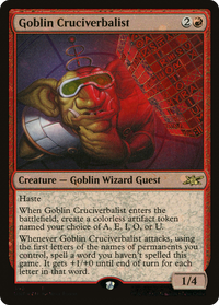 Cruciverbaliste gobelin (Galaxy Foil) [Infini] 