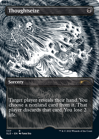 Thoughtseize (Japonais Borderless) [Série Secret Lair Drop] 
