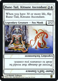 Rune-Tail, Kitsune Ascendant (LIST-027) - The List Foil