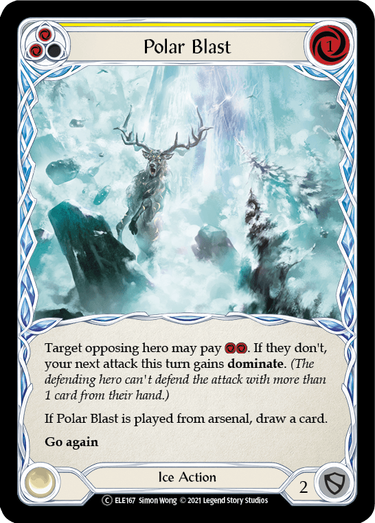 Polar Blast (Yellow) [U-ELE167] (Tales of Aria Unlimited) Unlimited Rainbow Foil - POKÉ JEUX