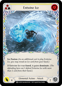 Entwine Ice (Yellow) [ELE098] (Tales of Aria) 1st Edition Rainbow Foil - POKÉ JEUX