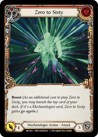 Zero to Sixty (Red) [ARC026-C] (Arcane Rising) 1st Edition Normal - POKÉ JEUX