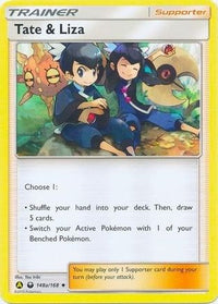 Tate &amp; Liza (148a/168) (Alternate Art Promo) (Battle Arena Deck Exclusive) [Soleil et Lune : Tempête céleste] 