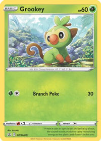 Grookey SWSH001 (SWSH001/307)  - SWSH Sword & Shield Promo Cards Holofoil