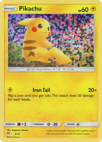 Pikachu (6/12)  - McDonalds Promos 2019 Holofoil