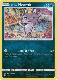 Alolan Meowth (10/12) - McDonalds Promos 2019 Holofoil