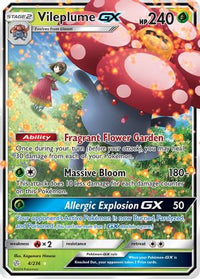 Vileplume GX (4/236) - SM  Cosmic Eclipse Holofoil