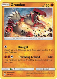 Groudon (113/236) - SM  Cosmic Eclipse