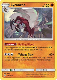 Lycanroc (124/236) - SM  Cosmic Eclipse Holofoil
