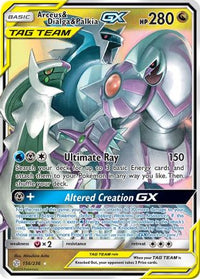 Arceus & Dialga & Palkia GX (156/236)  - SM  Cosmic Eclipse Holofoil