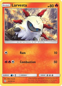 Larvesta (34/236)  - SM  Cosmic Eclipse