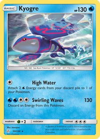 Kyogre (53/236)  - SM  Cosmic Eclipse