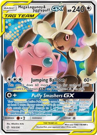 Mega Lopunny &amp; Jigglypuff GX (165/236) [Soleil et Lune : Éclipse Cosmique] 