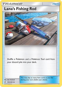 Lana's Fishing Rod (195/236)  - SM  Cosmic Eclipse