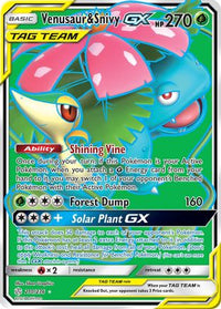 Venusaur &amp; Snivy GX (210/236) [Soleil et Lune : Éclipse Cosmique] 